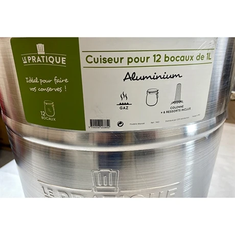 Lot Cuiseur 40 L 12 Bocaux Et Thermomètre à Cadran – Image 5
