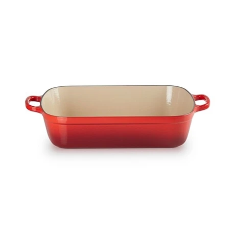 Le Creuset Plat Rectangulaire Fonte émaillée 37 Cm Cerise