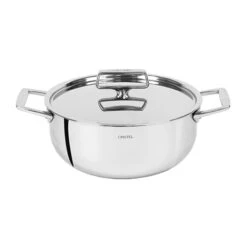 Faitout Avec Couvercle Inox Castel'pro 24 Cm
