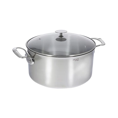 De Buyer Faitout Milady Acier Inoxydable 28 Cm