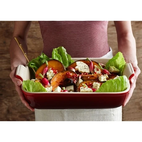 Le Creuset Plat Rectangulaire Céramique 19 Cm Cerise – Image 4